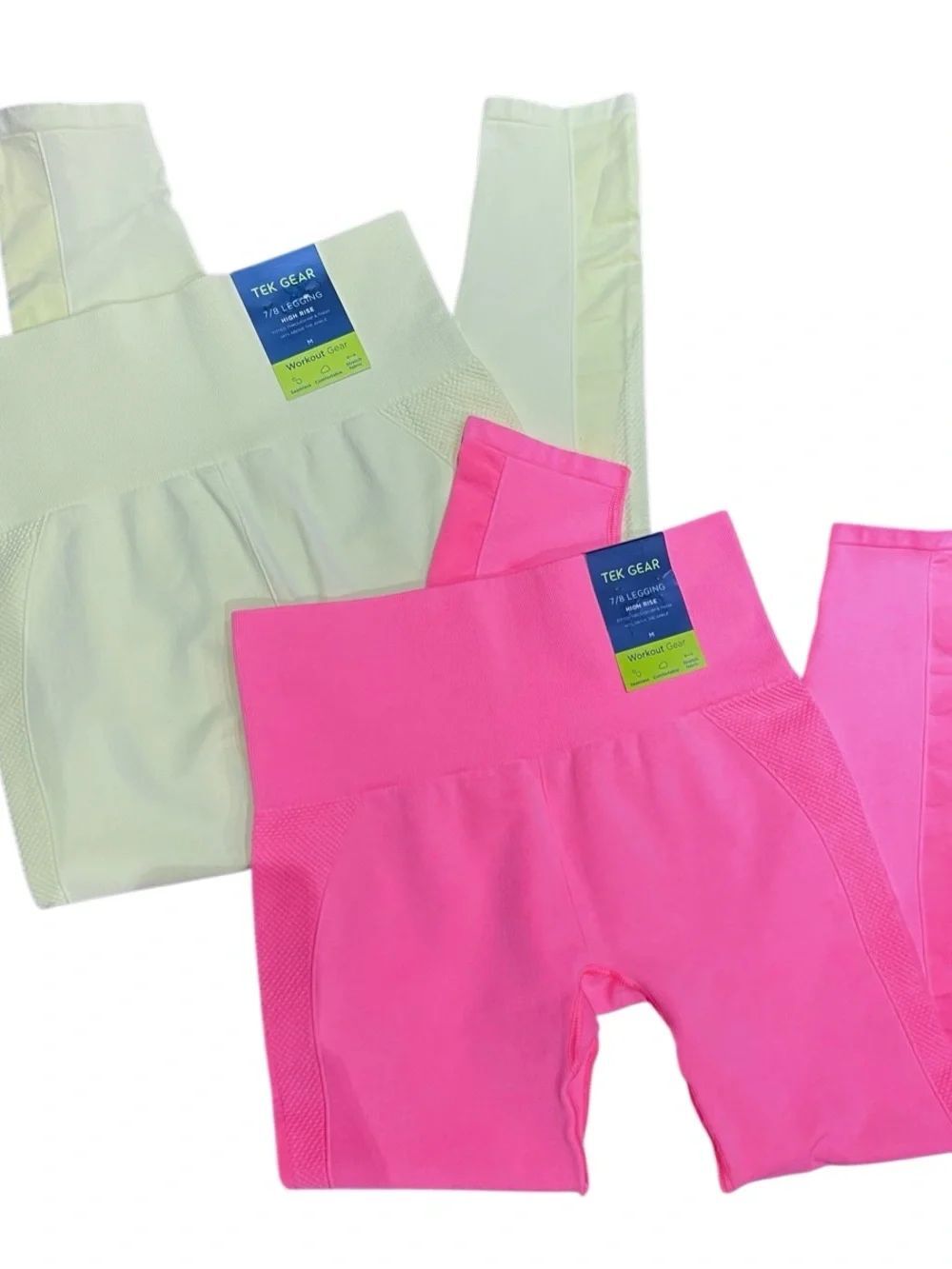 Tek Gear Seamless Ankle Legging bundle Neon Size Medium